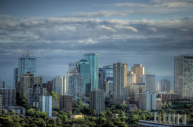 panoráma města edmonton